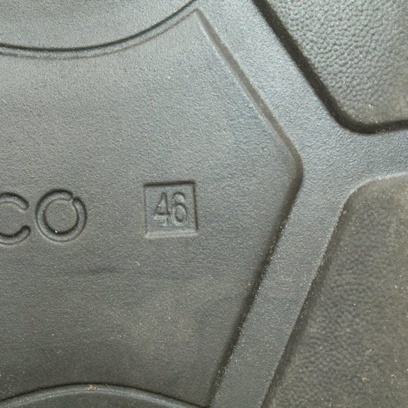 ECCO Brown Leather Comfortable Lace Up Dress Oxford Shoes Size 46 US 12.5 - Picture 8 of 9